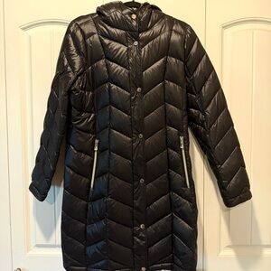 Calvin Klein Black Quilted Puffer Coat